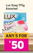 Lux Soap Assorted-For 5 x 175g