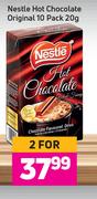 Nestle Hot Chocolate Original 10 Pack-For 2 x 20g