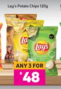 Lay's Potato Chips-For Any 3 x 120g