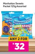 Manhattan Sweets Packet Assorted-For Any 2 x 125g