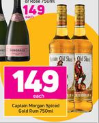 Captain Morgan Spiced Gold Rum-750ml Each