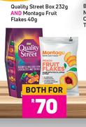 Quality Street Box 232g & Montagu Fruit Flakes 40g-For Both