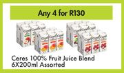 Ceres 100% Fruit Juice Blend Assorted-For Any 4 x 6 x 200ml