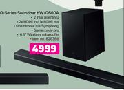 Samsung Q-Series Soundbar HW-Q600A