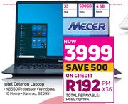 Mecer Intel Celeron Laptop