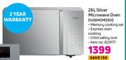 Hisense 26L Silver Microwave Oven H26MOMS5H