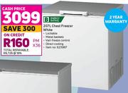 KIC 207L Chest Freezer White