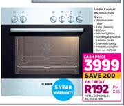 Bosch Under Counter Multifunction Oven