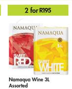 Namaqua Wine Assorted-For 2 x 3Ltr 