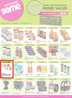 Game : More 4 Less (1 January - 31 March 2022), page 1