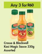 Crosse & Blackwell Kasi Magic Sauce-For Any 3 x 330g
