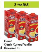 Clover Classic Custard (Vanilla Flavoured)-For 3 x 1Ltr