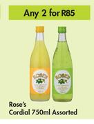 Rose's Cardial Assorted-For Any 2 x 750ml