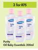 Purity Oil Baby Essentials-For 3 x 200ml 