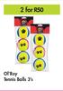 Ol' Roy Tennis Balls-For 2 x 3's 