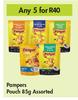 Pampers Pouch Assorted-For Any 5 x 85g