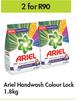 Ariel Handwash Colour Lock-For 2 x 1.8Kg