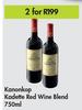 Kanonkop Kadette Red Wine Blend- For 2 x 750ml