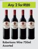 Robertsons Wine Assorted- For Any 2 x 750ml
