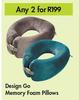 Design Go Memory Foam Pillows-For Any 2