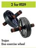Trojan Dup Exercise Wheel-For 2