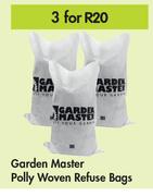 Garden Master Polly Woven Refuse Bags-For 3 