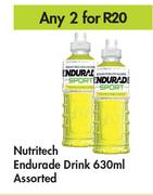 Nutritech Endurade Drink Assorted-For Any 2 x 630ml