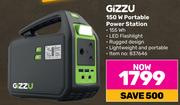 Gizzu 150W Portable Power Station