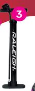 Raleigh Bicycle Workshop Floor Pump-Each