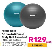 Trojan 65cm Anti Burst Body Ball Assorted-Each