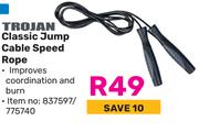 Trojan Classic Jump Cable Speed Rope