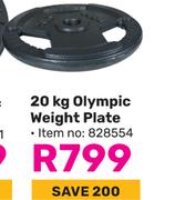 Trojan 20Kg Olympic Weight Plate