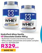 USN Hydro Tech Whey Vanilla Or Chocolate Cookie-900g