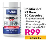 USN Phedra Cut XT Burn 30 Capsules