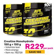 NPL Creatine Monohydrate 150 + 150g-Per Pack