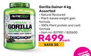 Nutritech Gorilla Gainer Assorted-4Kg
