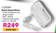 Logik Retro Hand Mixer