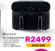 Eiger 11Ltr Tri Zone Air Fryer