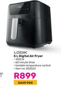 Logik 5Ltr Digital Air Fryer