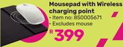 Mousepad With Wireless Charging Point