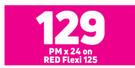 Samsung A3 Core 4G Smartphone-On Red Flexi 125