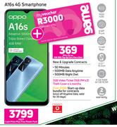 Oppo A16s 4G Smartphone-On 1GB Rred Top Up Core More Data