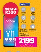 Vivo Y11 Blue 4G Smartphone-Each