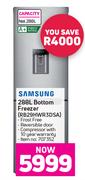 Samsung 288L Bottom Freezer RB29HWR3DSA