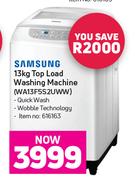 Samsung 13KG Top Load Washing Machine WA13F5S2UWW