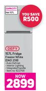 Defy 157L Fridge Freezer White DAD 238