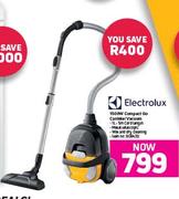 Electrolux 1500W Compact Go Canister Vacuum