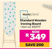Mainstays Standard Wooden Ironing Board