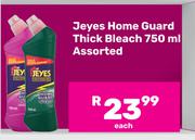 Jeyes Home Guard Thick Bleach Assorted-750ml