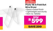 Retractaline Pluto 18m Fold Out Wire Dryer